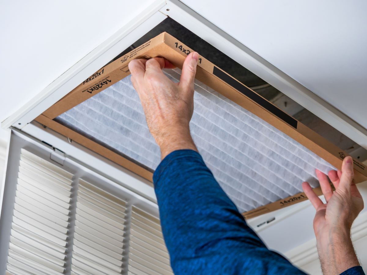 Indoor air quality - filter installation