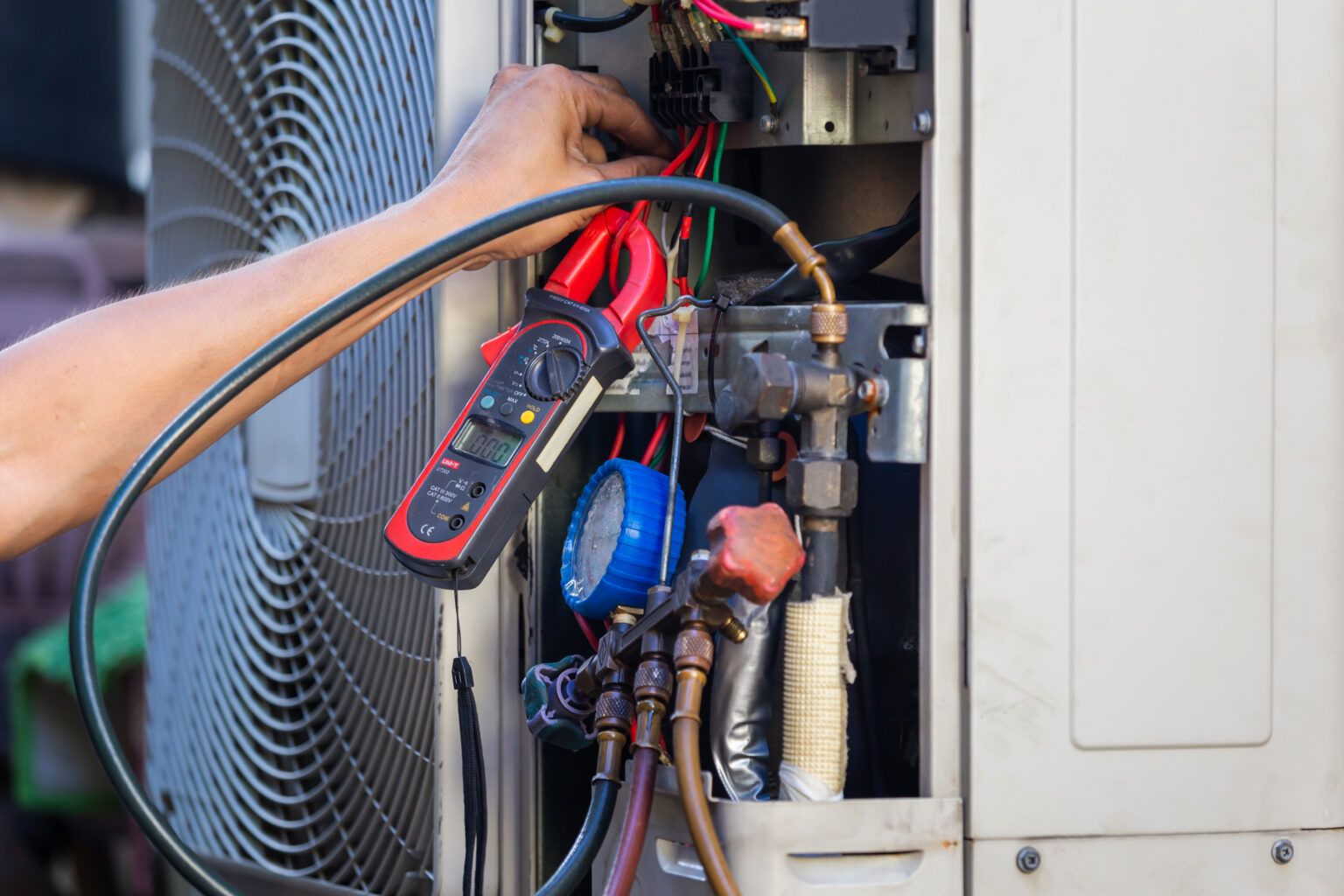 AC unit installation