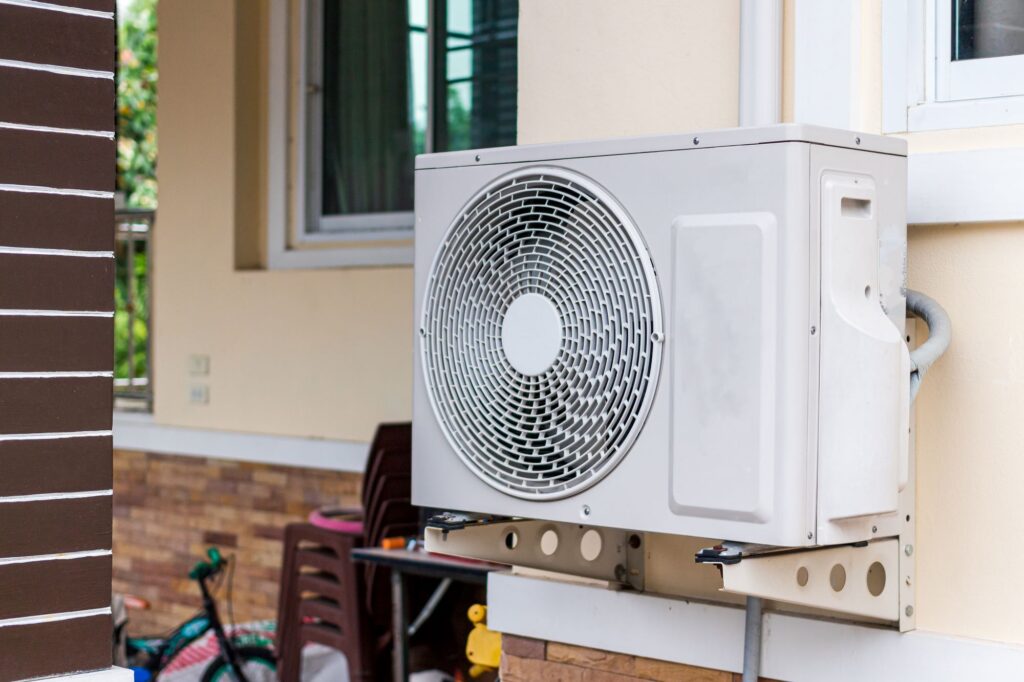Heat Pump outside of home